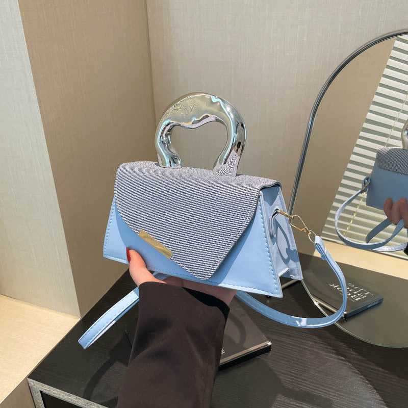 Stylish Geometric Structured Handbag Kalsten