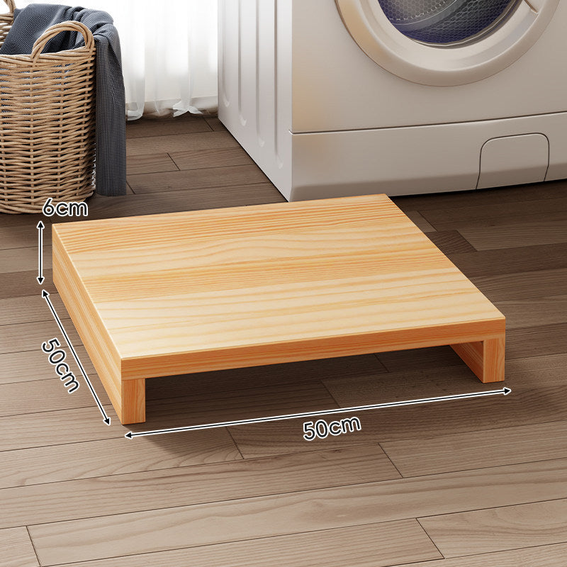 Low-Profile Solid Wood Appliance Riser Platform