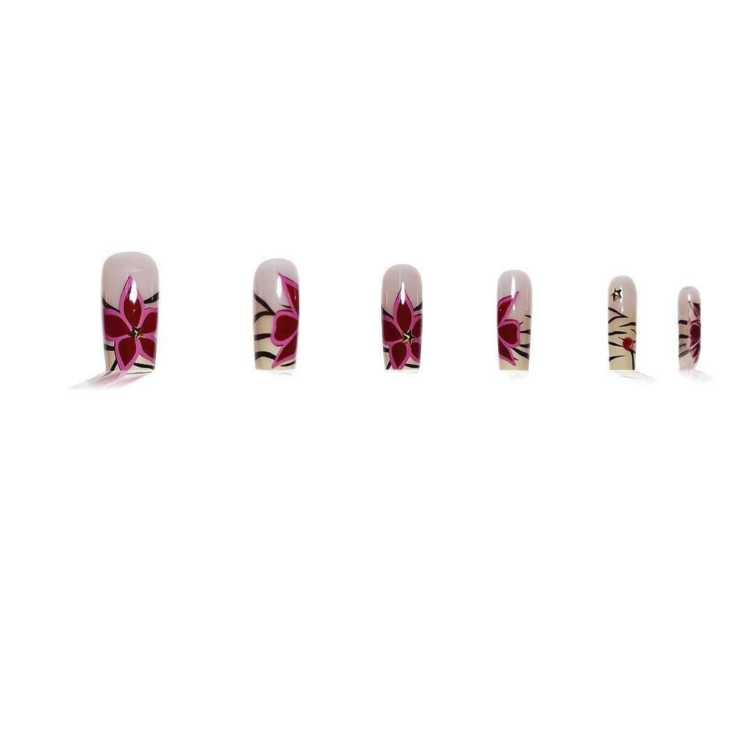 Creative Floral Nail Enhancements Kalsten