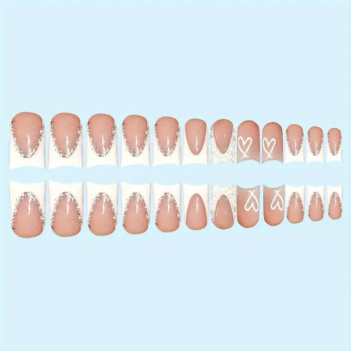 Decorative Press-On Nail Set Kalsten