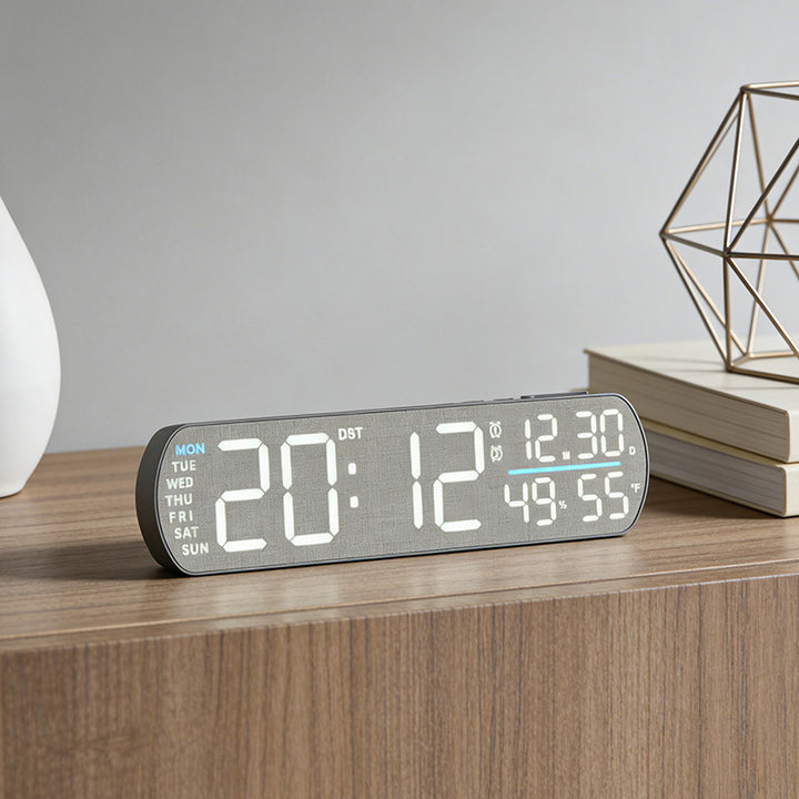 Digital alarm clock with temperature sensor and week display Kalsten
