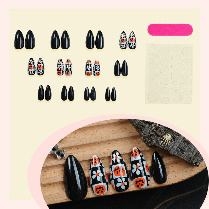 Halloween artificial nail set with creepy design Kalsten