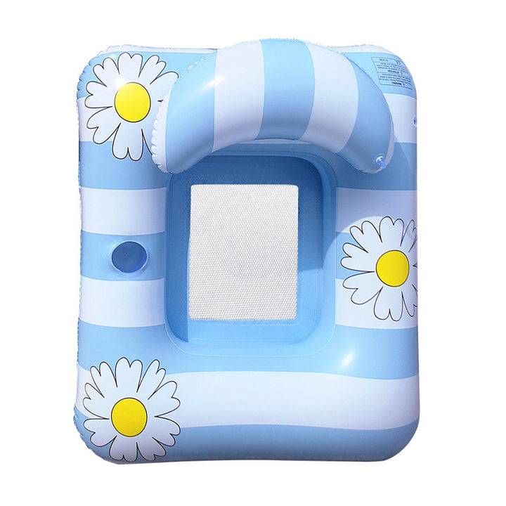Unisex Inflatable Comfort Pool Lounger with Headrest Kalsten