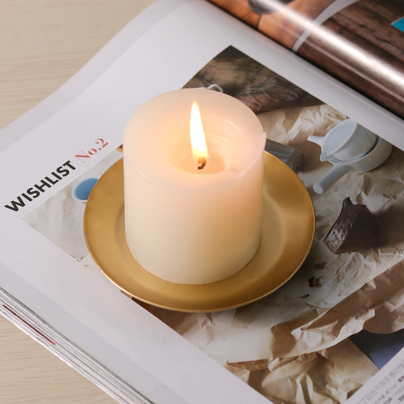 Decorative Realistic Lemon-Shaped Scented Soy Candle with Cotton Wick