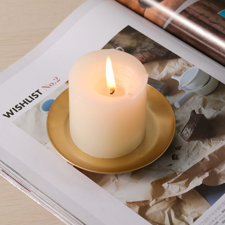 Decorative Realistic Lemon-Shaped Scented Soy Candle with Cotton Wick
