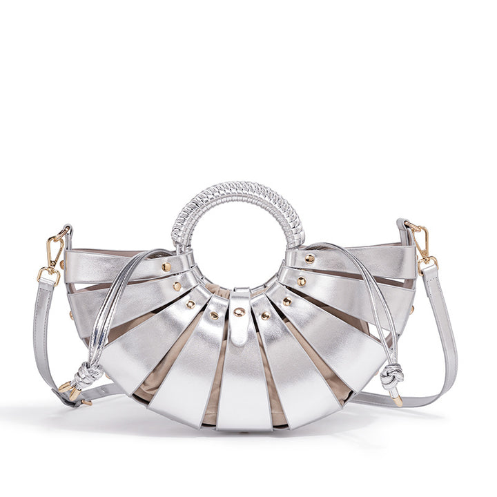 Elegant Fan-Shaped Handbag Kalsten