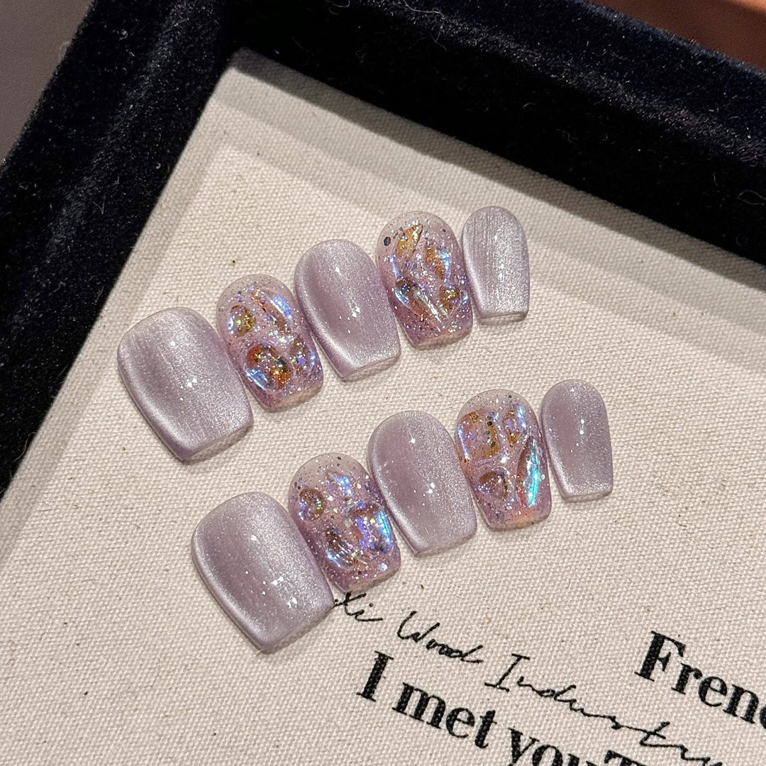 Glittery Nail Art Press-On Set Kalsten