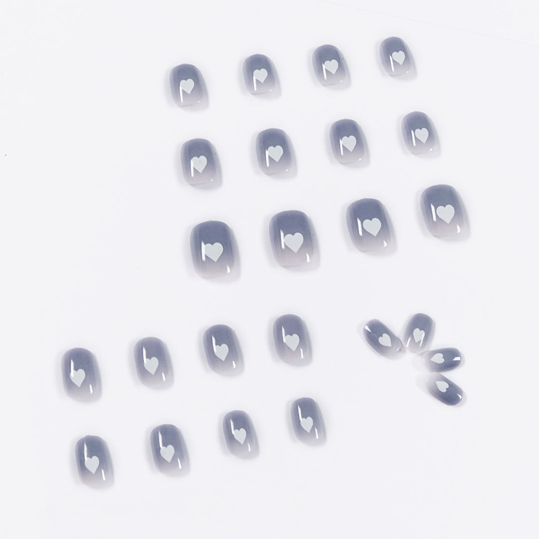 Artistic Nail Art with Romantic Heart Designs Kalsten