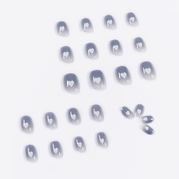 Artistic Nail Art with Romantic Heart Designs Kalsten