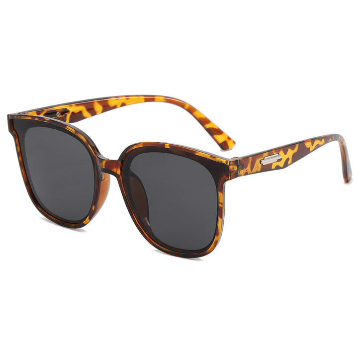 Ladies fashionable oversized sunglasses with combined frame Kalsten
