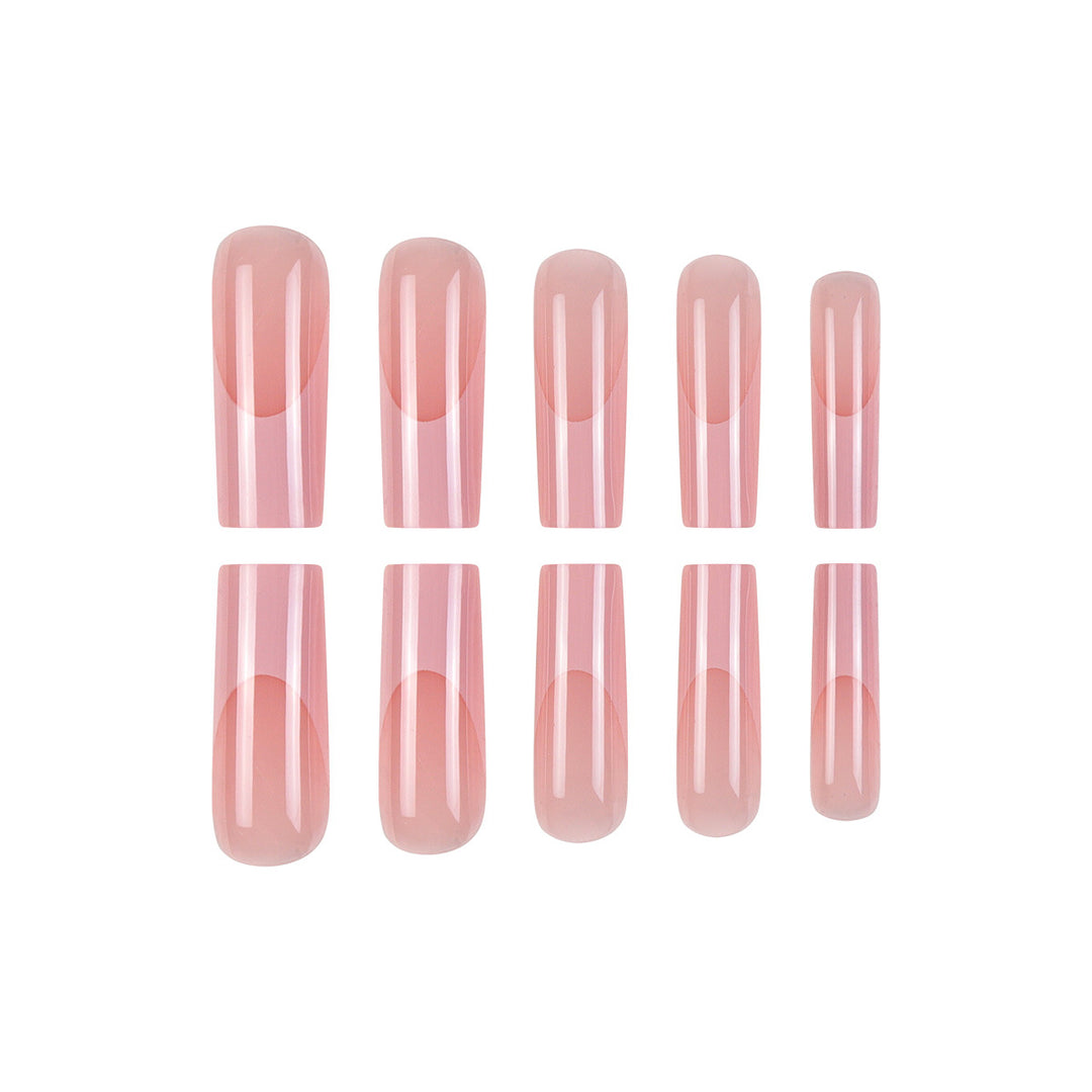 Long Glossy Press-On Nail Set Kalsten