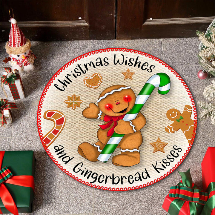 Christmas-Themed Decorative Area Mat