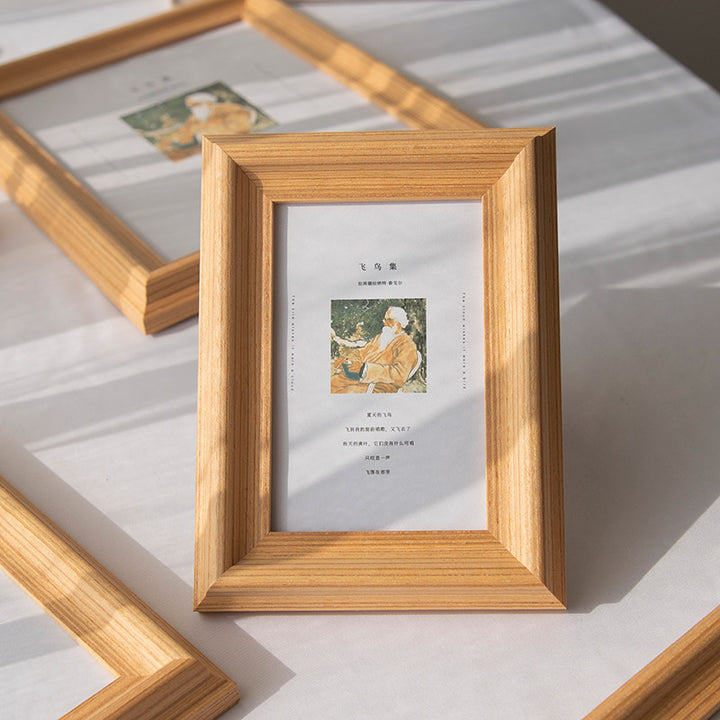 Wooden Artwork Display Frame for Home Decor