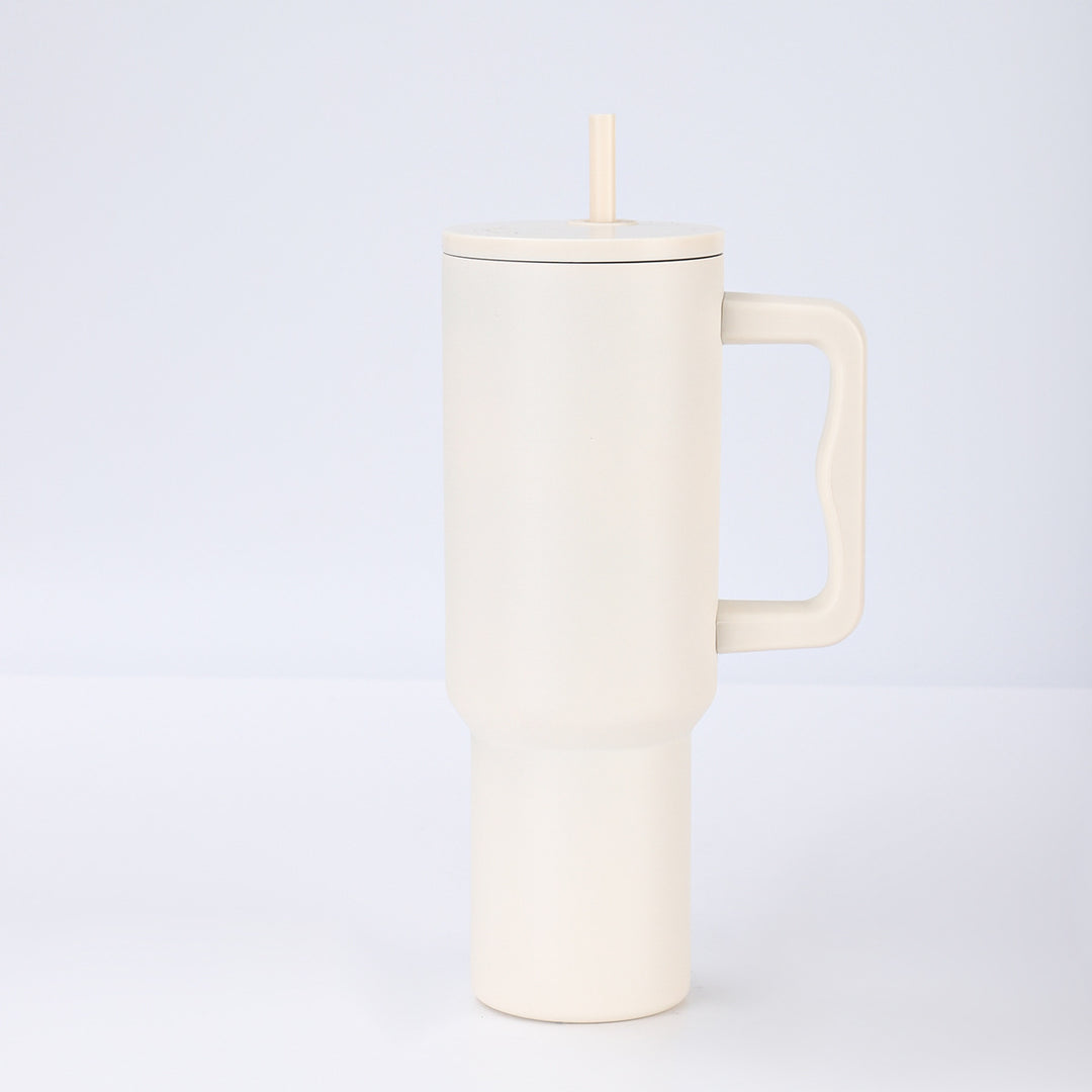 Women's High-Quality Insulated Mug with Integrated Straw Kalsten