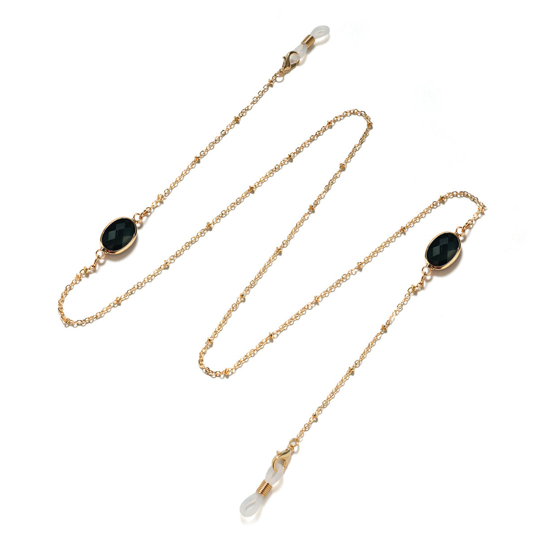 Elegant Gemstone-Embellished Eyewear Holder kalsten
