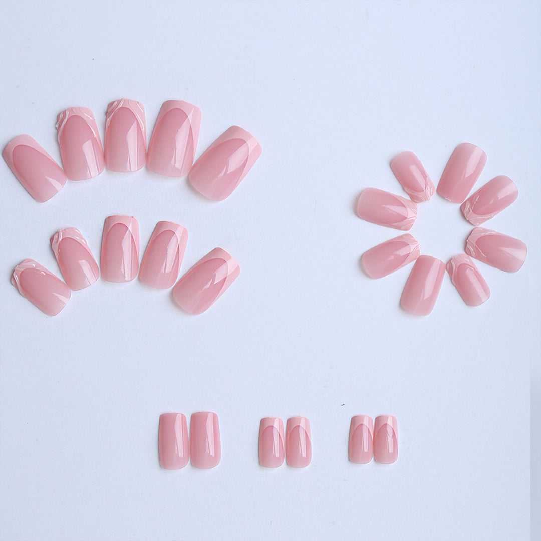 Artificial nails with elegant tip accents Kalsten