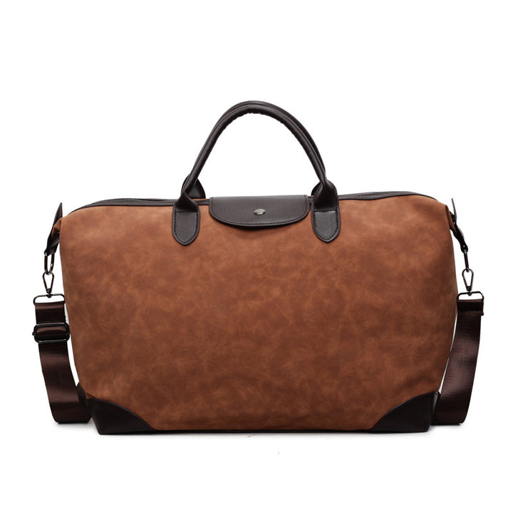 Luxurious Leather Travel Duffle Bag
