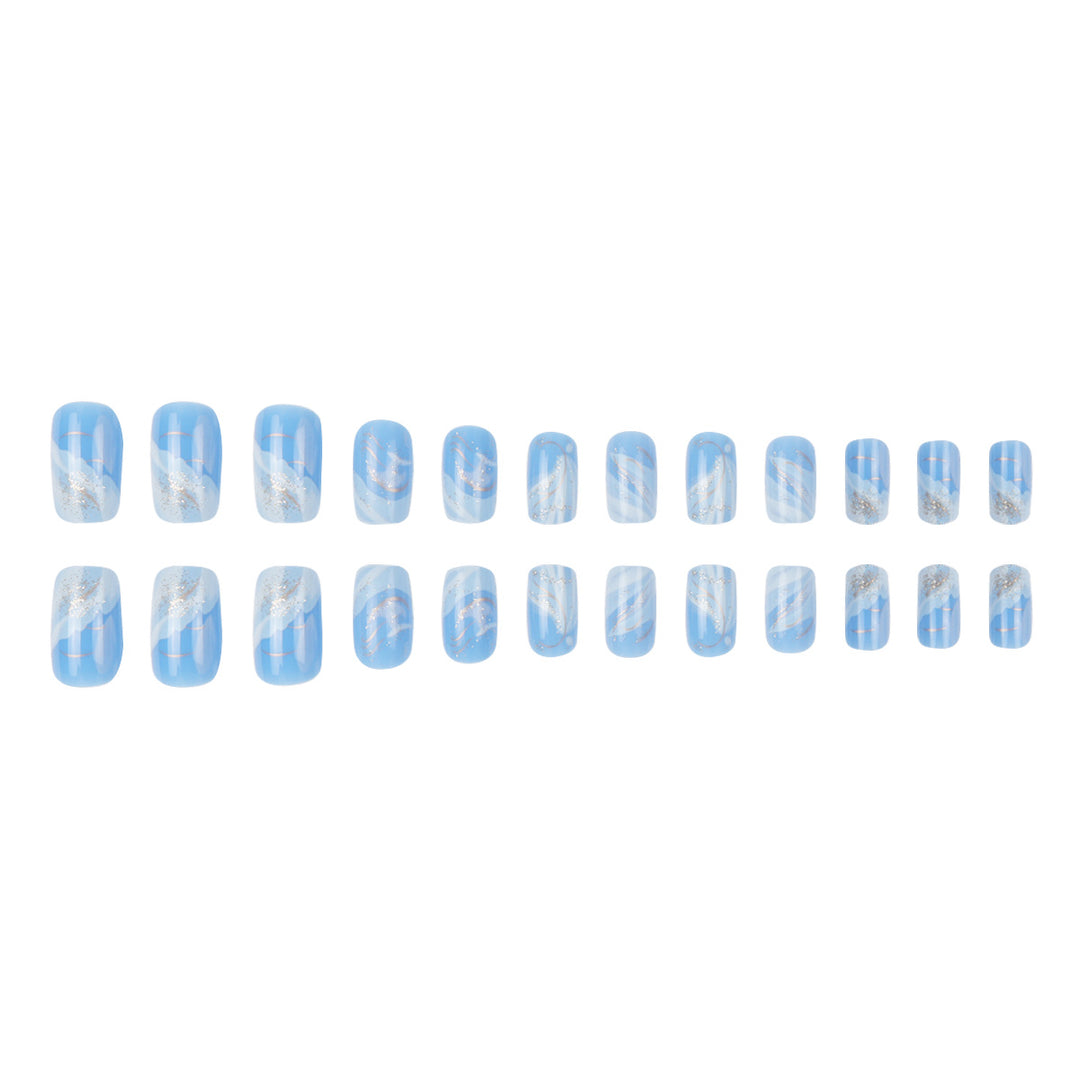 Elegant Abstract Nail Design Kalsten