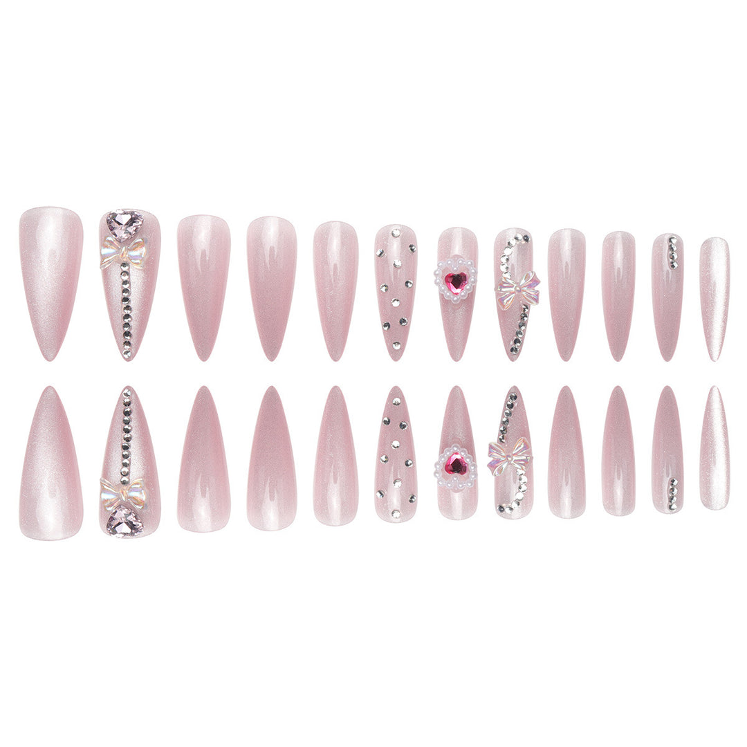 Decorative Stiletto Press-On Nails Kalsten