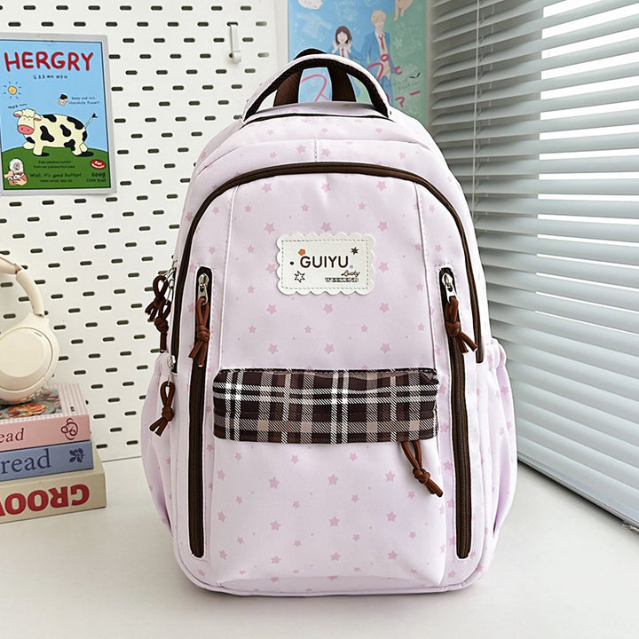 Stylish Star-Print Backpack Kalsten 1791205961