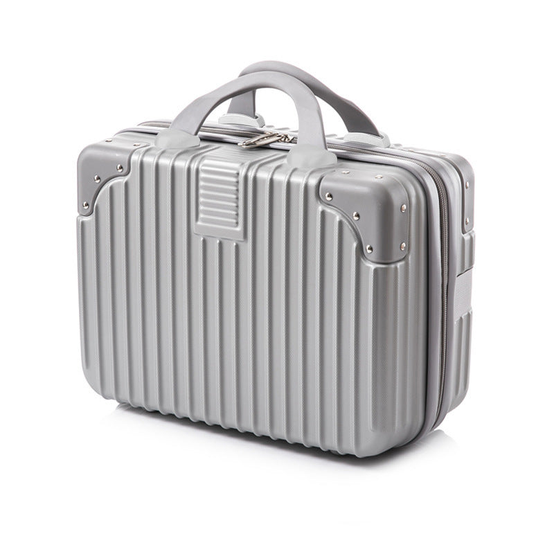 hard-shell cosmetic travel case with double top handles and reinforced corner protectors Kalsten
