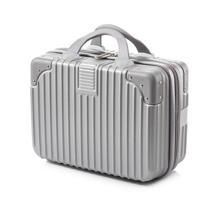 hard-shell cosmetic travel case with double top handles and reinforced corner protectors Kalsten