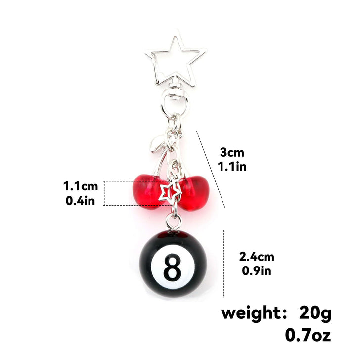 Keychain with Colorful Dice Kalsten
