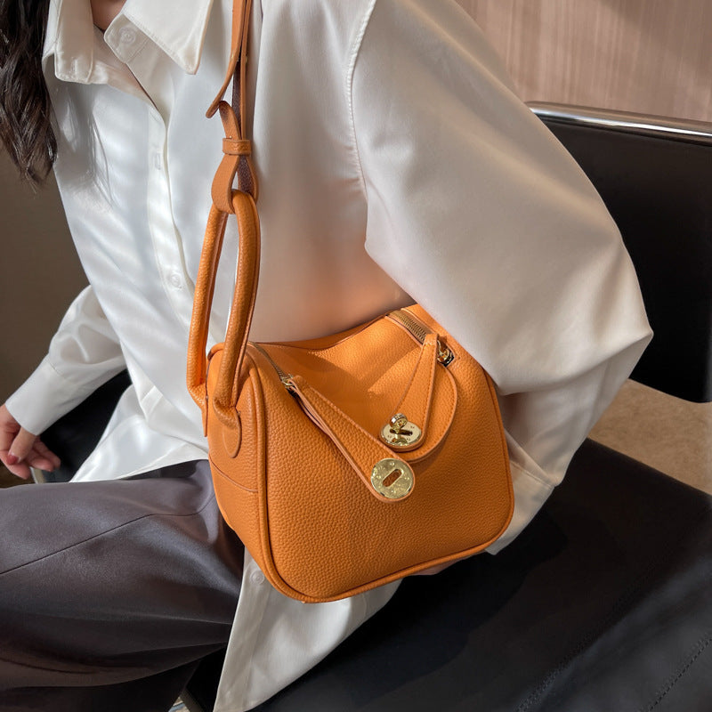 Structured Leather Handbag Kalsten