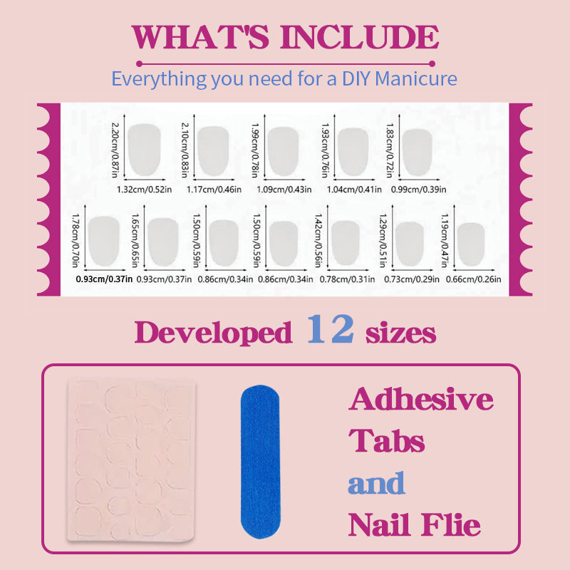 Nail art set with creative pattern mix Kalsten