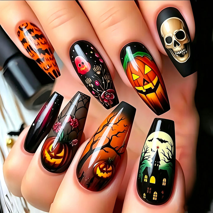 Halloween Artificial Nails Kalsten