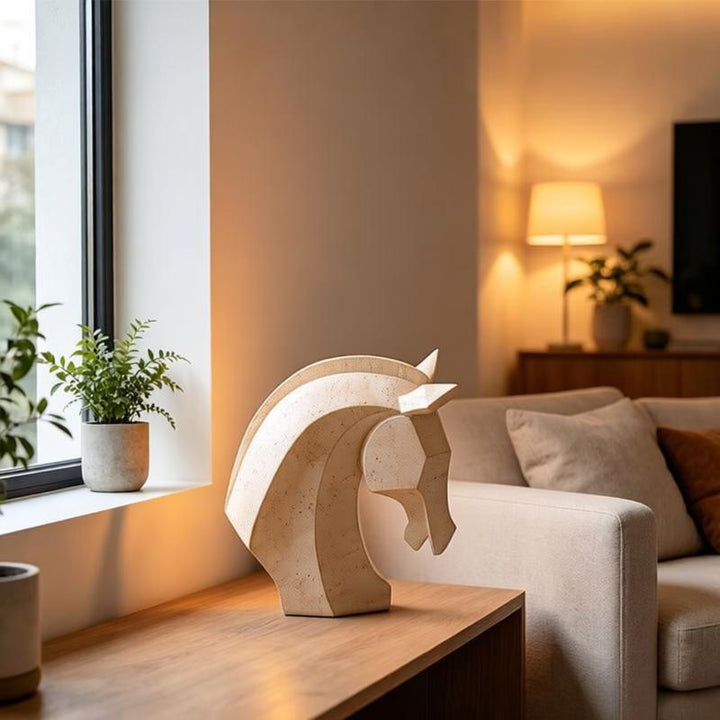 Decorative Horse Head Sculpture
