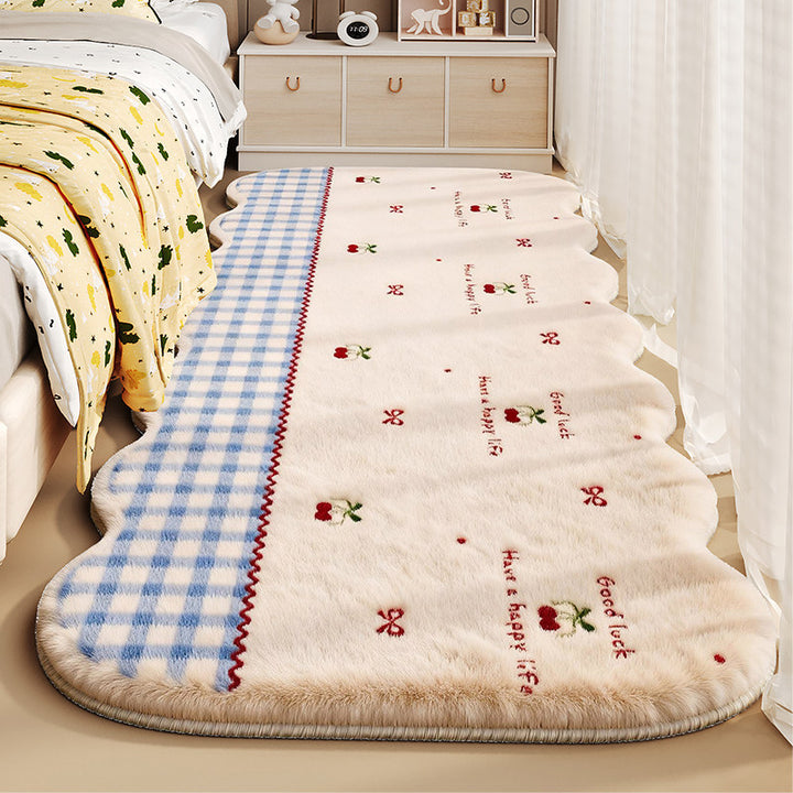 Plush Cartoon-Themed Area Rug