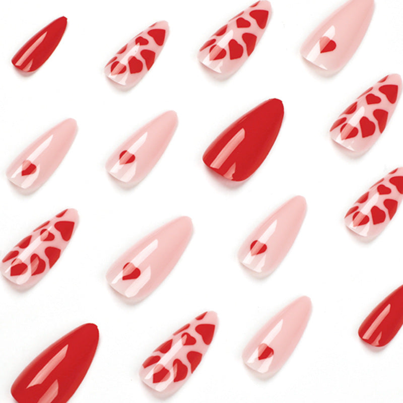 Artful Nail Art with Hearts Kalsten