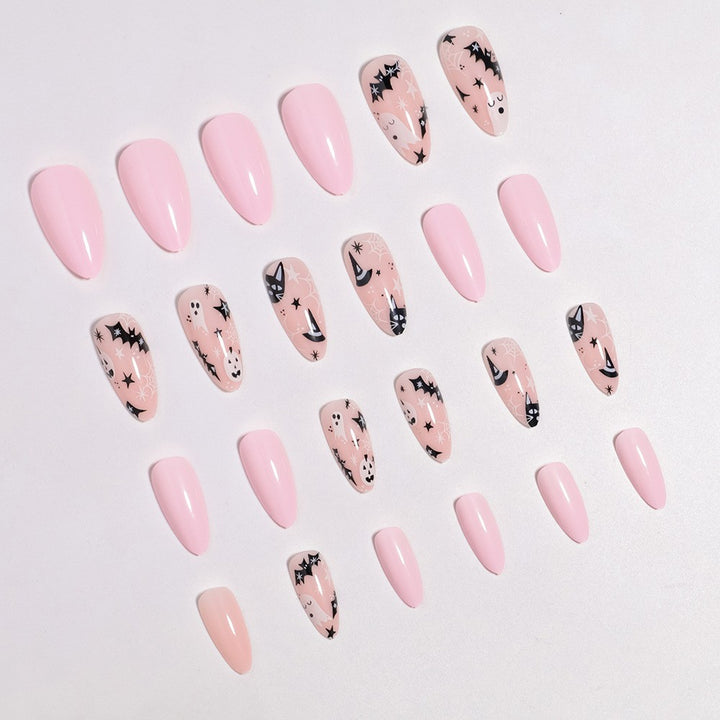 Halloween-Themed Press-On Nail Art Kalsten