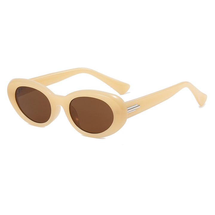 Women's elegant oval-shaped sunglasses with high-quality lenses Kalsten