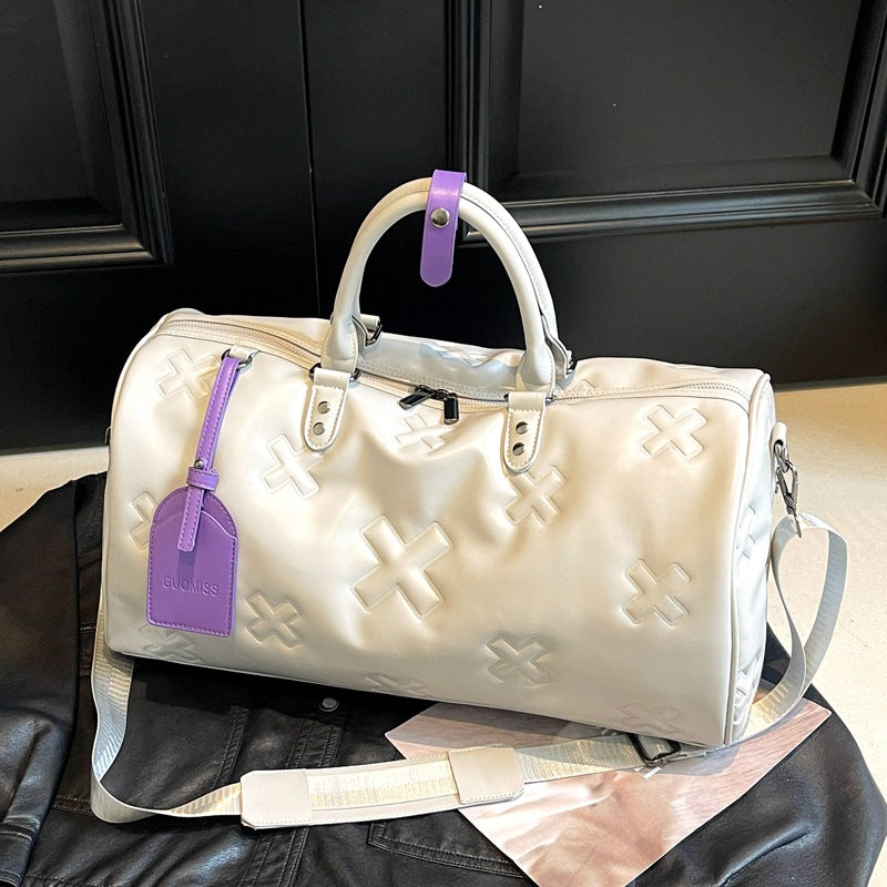 Premium Leather Weekend Duffle Bag Kalsten