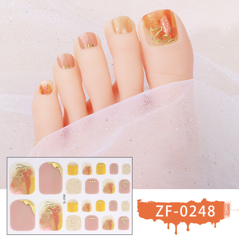 Artistic Toe Nail Wraps