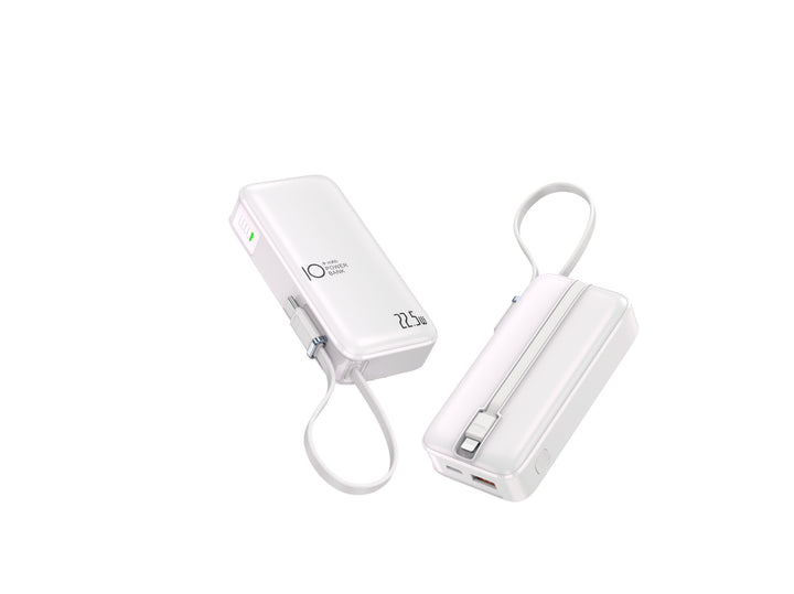 Portable power bank with fast USB-C charging function and integrated LED display Kalsten