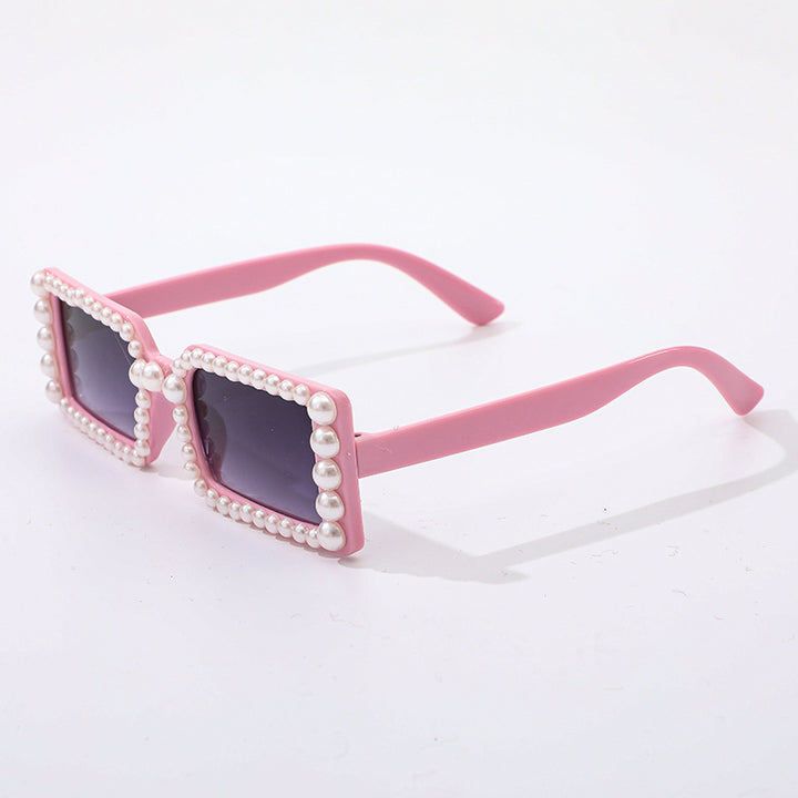 Pearl-Embellished Retro Sunglasses Kalsten