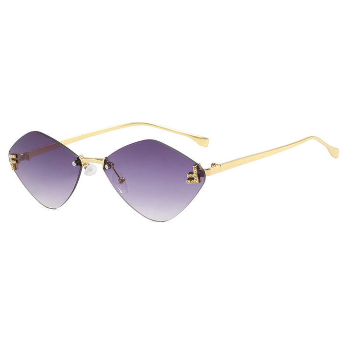 Women's geometric sunglasses in an extravagant design with gradient lenses Kalsten