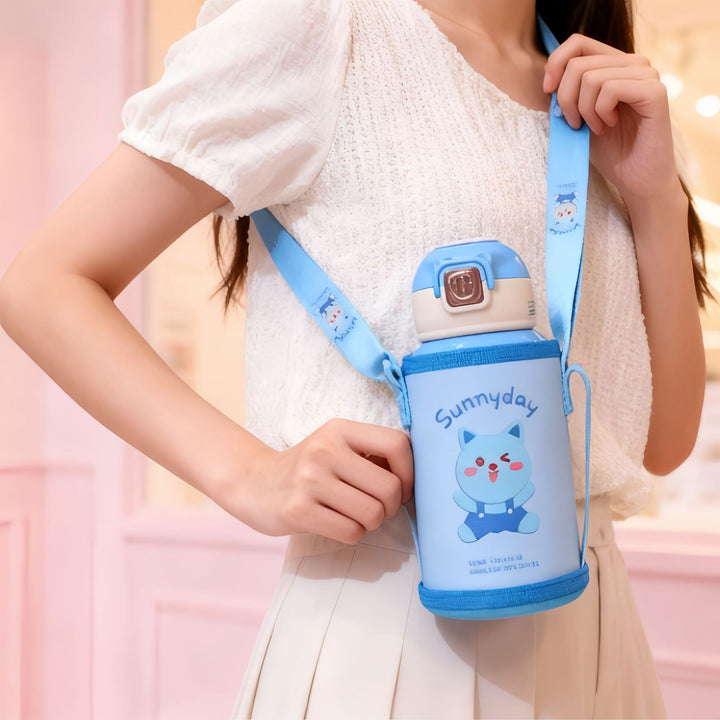Women Portable Water Bottle in Design-Friendly Carrying Style Kalsten