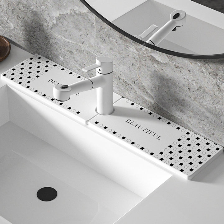 Decorative Sink Faucet Protector Mat