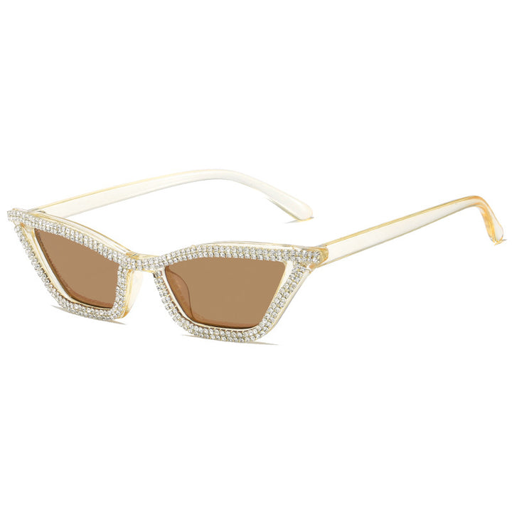Women extravagant Cat-Eye sunglasses with sparkling crystal frame Kalsten