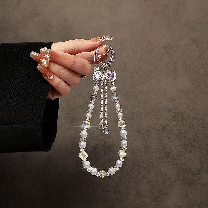 Elegant Multi-String Beaded Keychain Kalsten