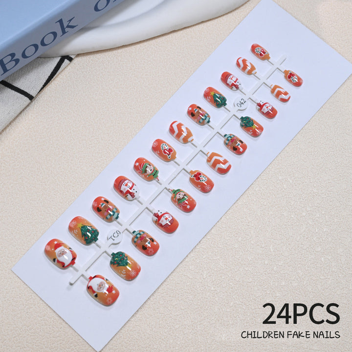 Children's Fun-Themed Press-On Nail Set Kalsten
