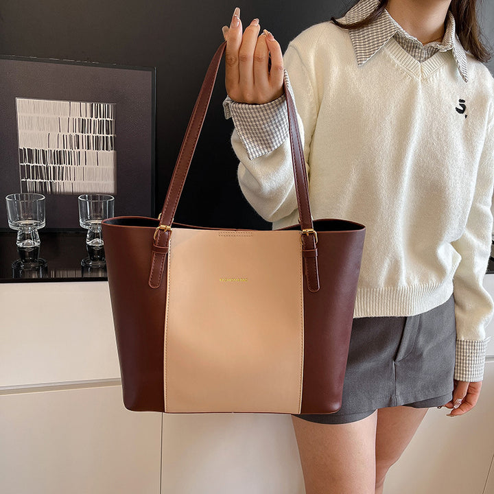 Sleek Minimalist Leather Tote Bag Kalsten