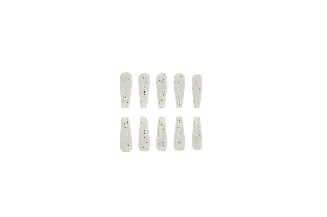 Decorative Glittery Long Press-On Nails Kalsten