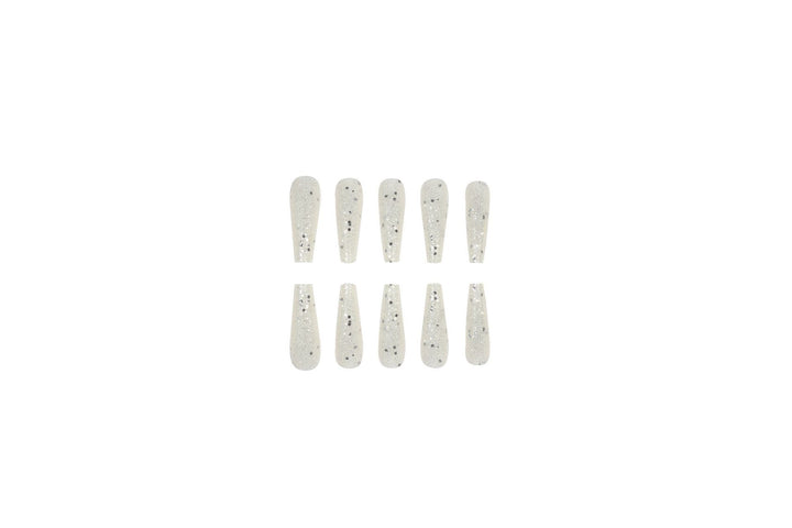 Decorative Glittery Long Press-On Nails Kalsten