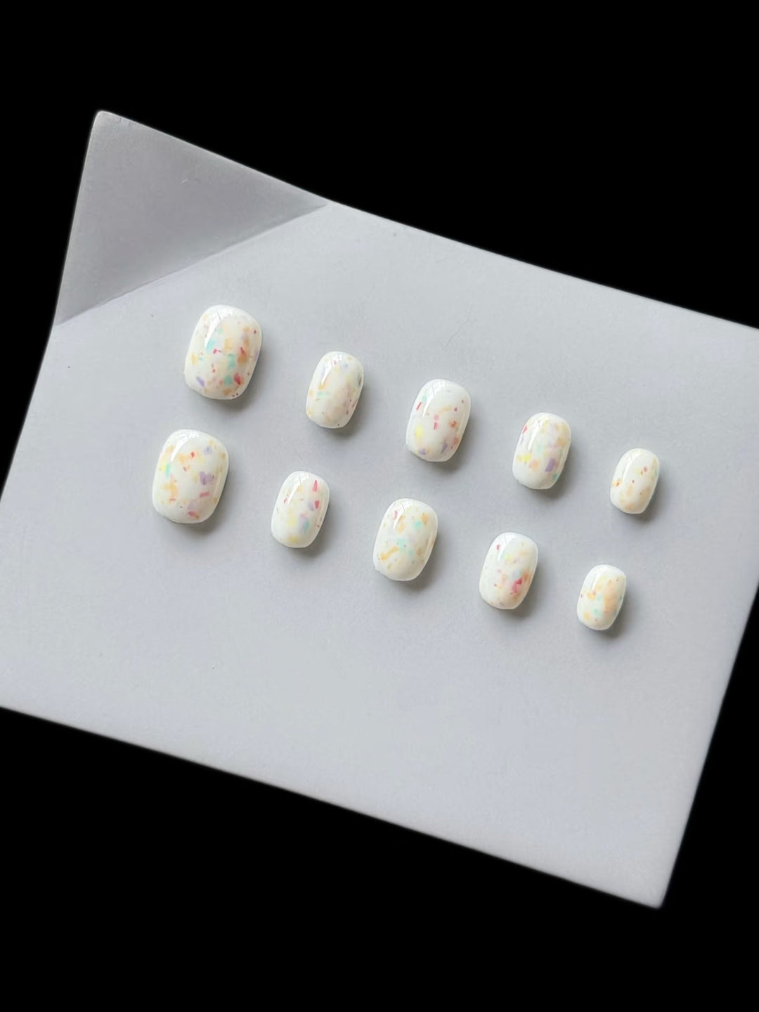 Colorful Premium Press-On Nail Art Set