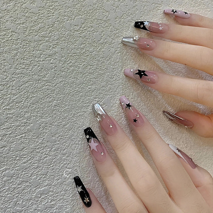 Creative Artistic Press-On Nail Design Kalsten